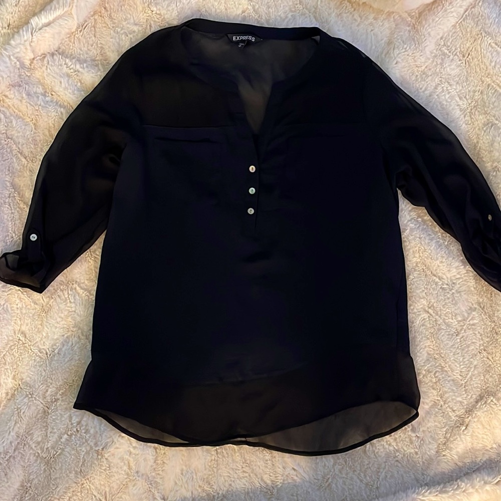 Express black blouse